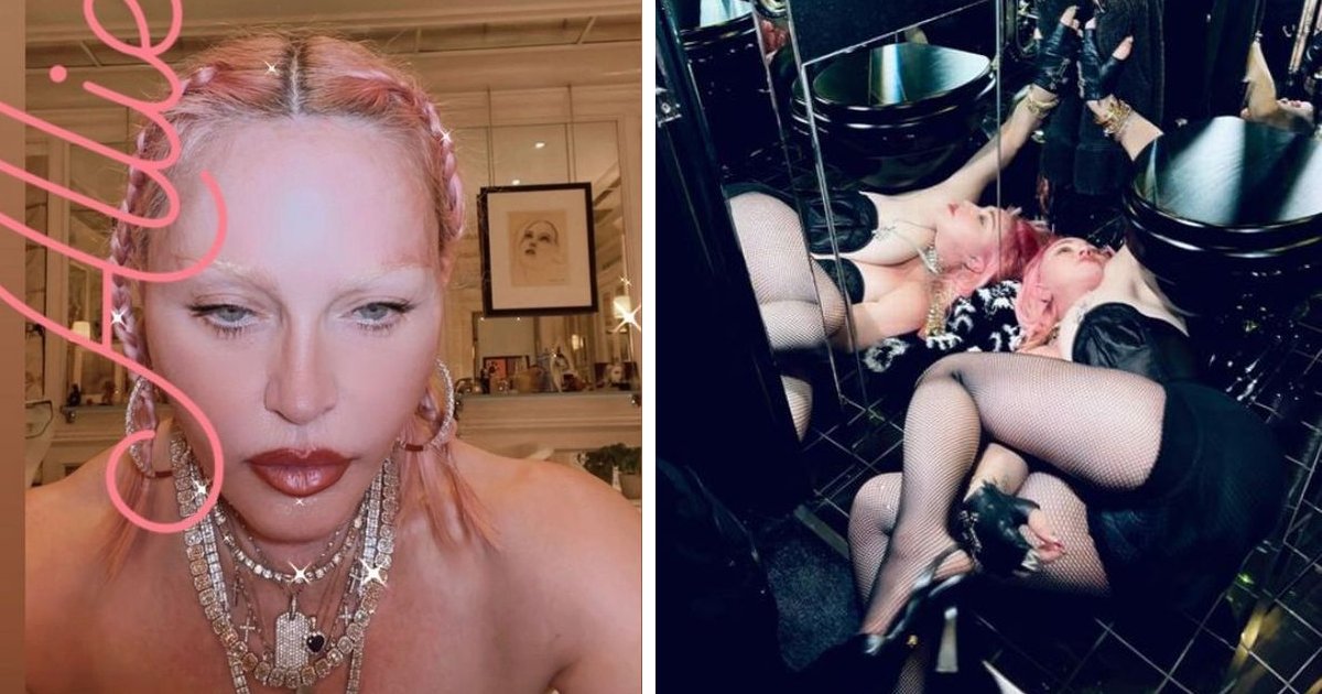 t6.png?resize=1200,630 - Madonna Goes TOPLESS In Her Recent Array Of 'Sultry Snaps' Leaving Fans Baffled At Her 'Unrecognizable Transformation'