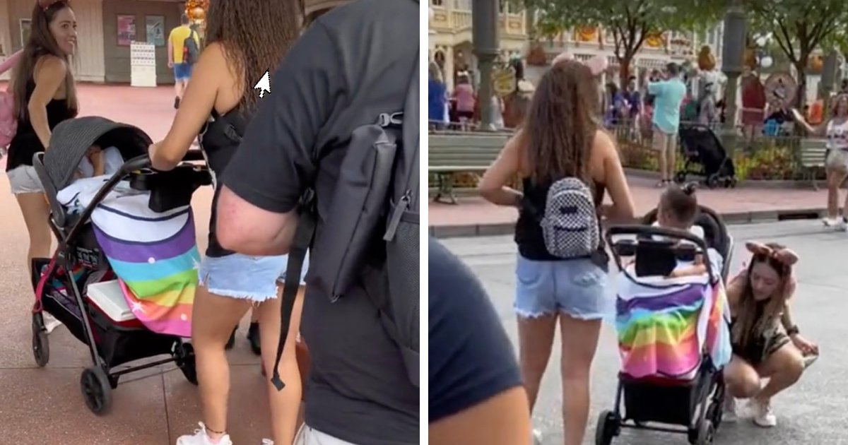 t9 4 1.png?resize=412,275 - JUST IN: 'Shameless Parents' Get Creative & Cut Ticket Costs At Disney World By 'Sneaking' Kids In Through Strollers