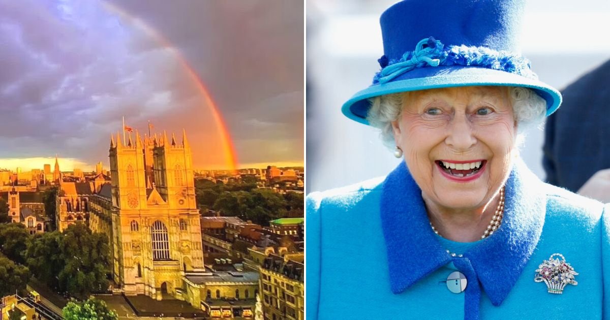 untitled design 34.jpg?resize=1200,630 - Tear-Jerking Moment Rainbows Appear Over Windsor And Westminster On The Eve Of The Queen's Funeral