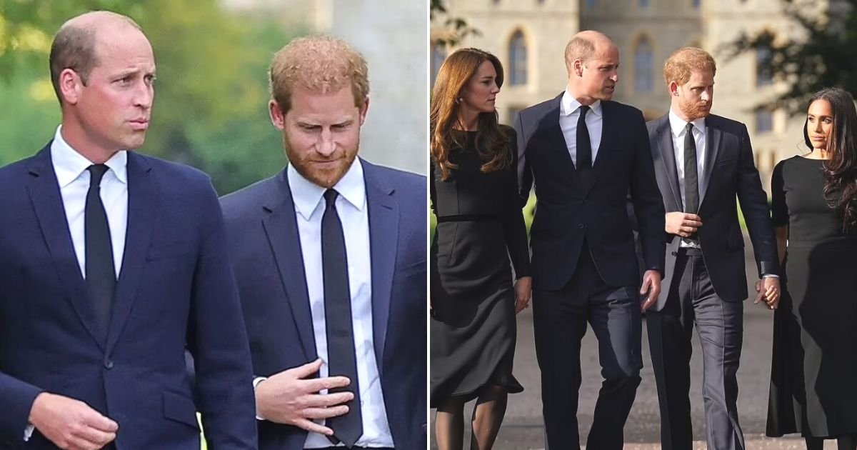 untitled design 99.jpg?resize=1200,630 - There Were ‘No Signs Of Affection’ Between Prince William And Prince Harry During Their Surprise Reunification, Body Language Expert Says