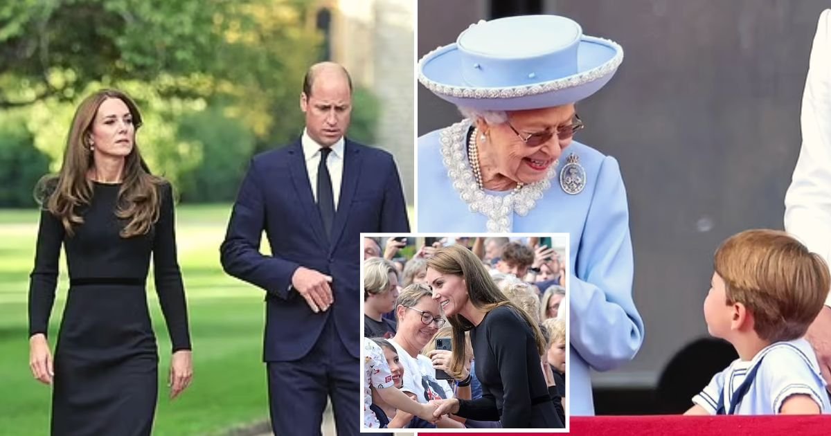 wales5.jpg?resize=1200,630 - Tearful Kate, The New Princess Of Wales, Reveals Son Prince Louis's Sweet Tribute To The Queen While Meeting With Crowds
