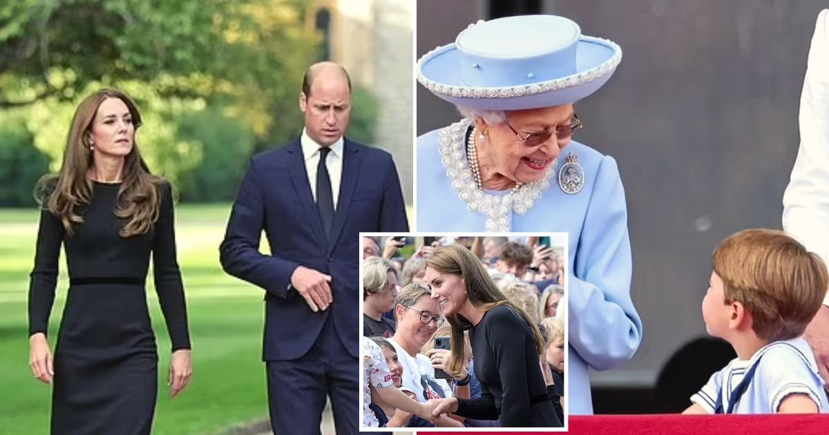 wales5.jpg?resize=412,275 - Tearful Kate, The New Princess Of Wales, Reveals Son Prince Louis's Sweet Tribute To The Queen While Meeting With Crowds