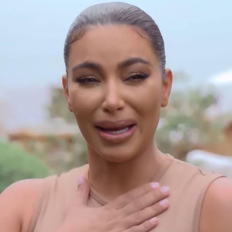 Kim Kardashian blessed us again with her iconic crying face