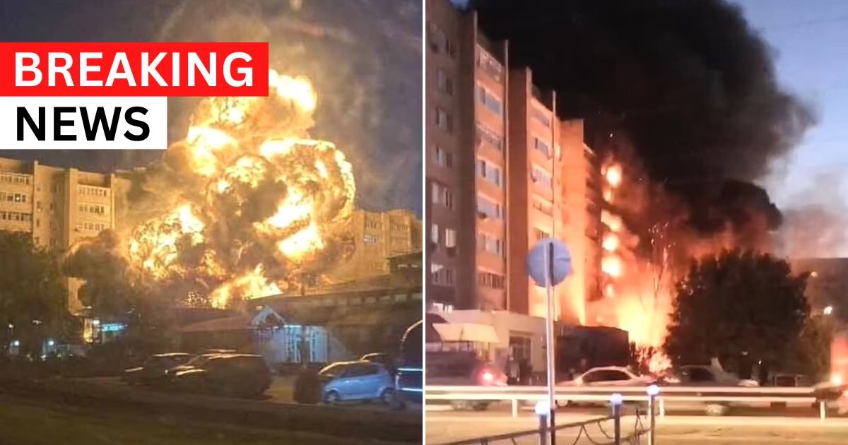 breaking 4.jpg?resize=412,232 - BREAKING: Military Plane Crashes Into Residential Building Leaving At Least Three People Dead And Dozens Injured
