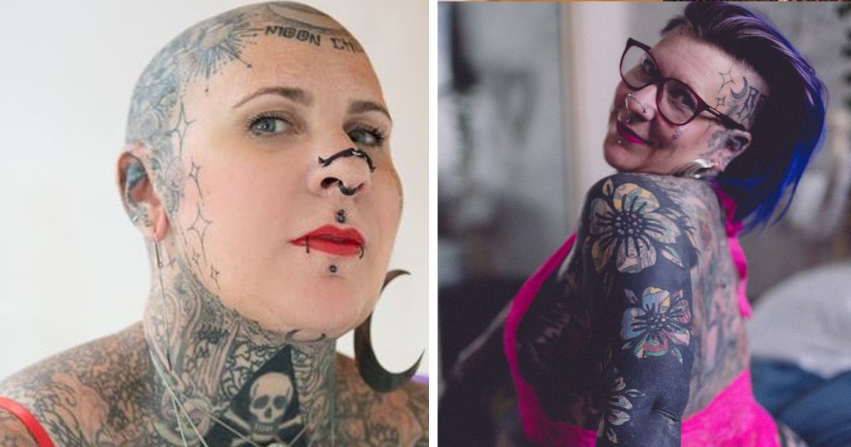 d135.jpg?resize=1200,630 - "Yes I'm Covered In Ink From Head To Toe But You've Got No Right To Judge Me!"- Mom Of Three Spends Thousands On Her Tattoos