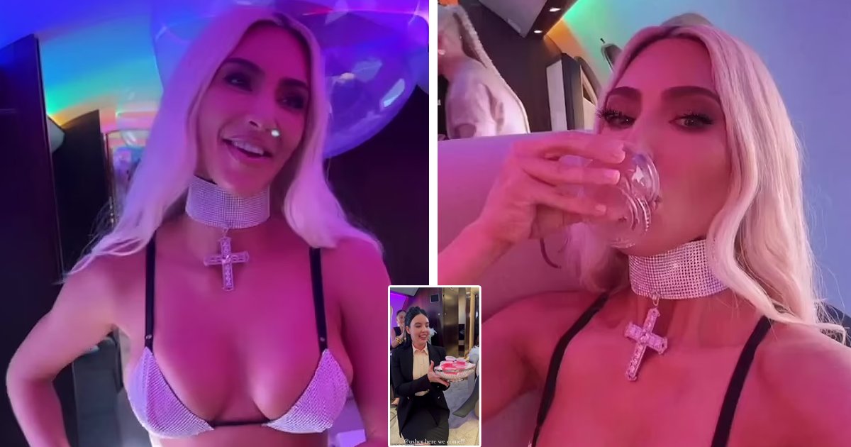 d141.jpg?resize=1200,630 - BREAKING: Kim Kardashian Has 'Mid-Air' Meltdown During Her 42nd Birthday As Private Jet FORCED To Turn Back To LA Due To Poor Weather