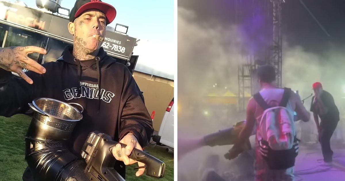 d41.jpg?fit=1024%2C538&ssl=1&strip=all - BREAKING: Rapper Chucky Chuck Discovers 'Inventive' Way To Entertain Crowds With His Cannabis Blower