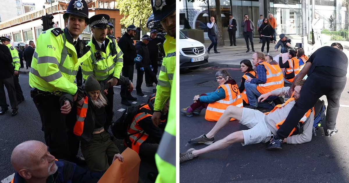 d45.jpg?resize=1200,630 - BREAKING: Van Driver FORCES His Way Through A Live Protest After Campaigners BLOCK Roads