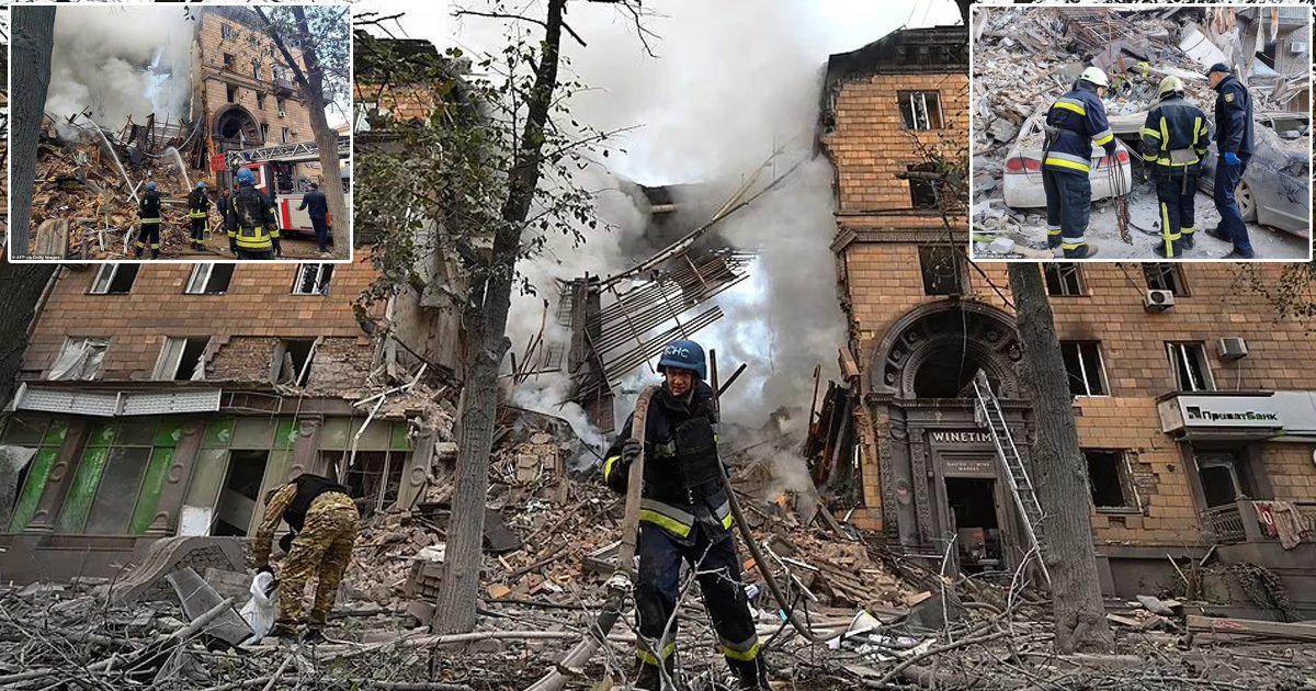 d7.jpg?resize=412,232 - BREAKING: Putin Takes REVENGE As SEVEN Giant Rockets Fired Into Residential Buildings In Ukraine