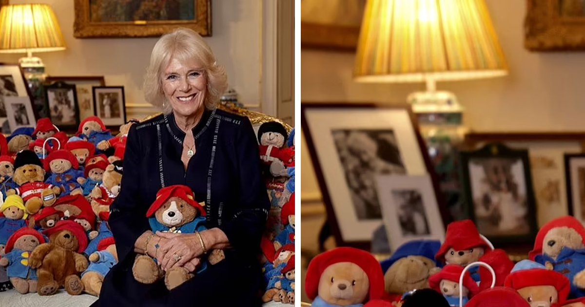 d85.jpg?resize=412,275 - EXCLUSIVE: "There's No Bad Blood Here"- Royal Experts Note How Queen's Consort Camilla Makes Sure Picture Of Harry & Meghan Is On Display In Snap With Paddington Bear Toys