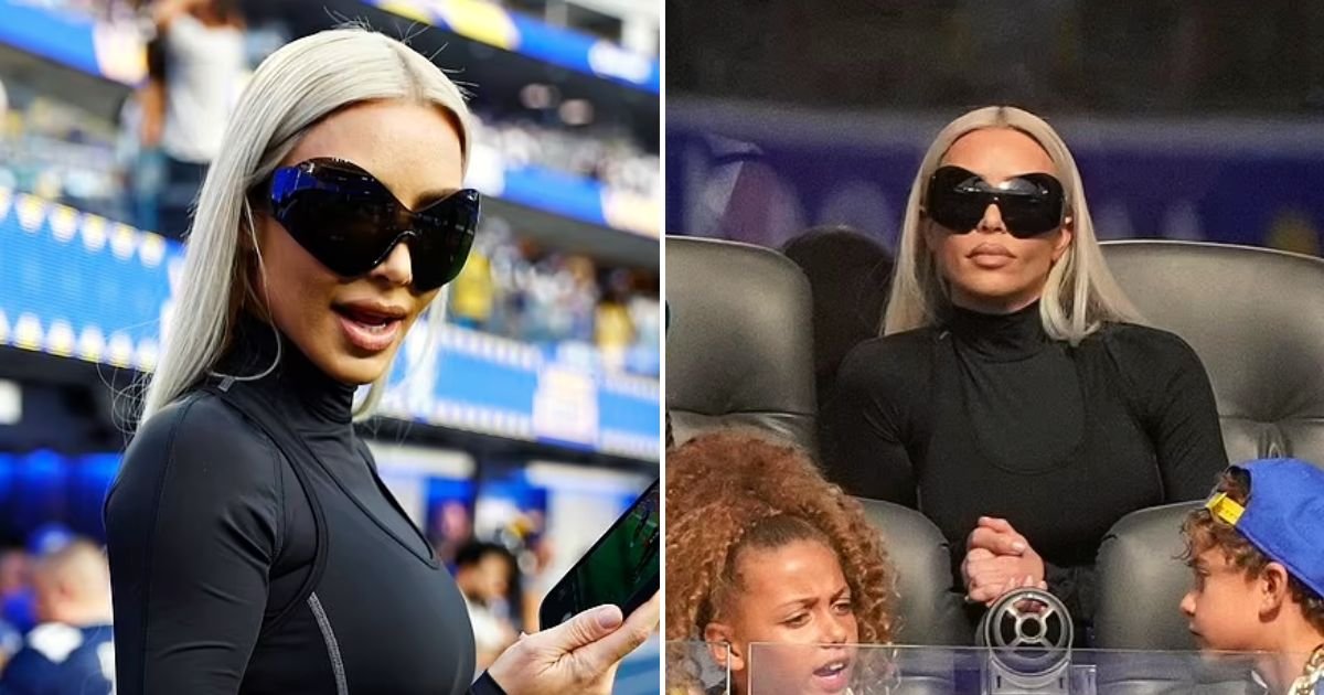 kim5.jpg?resize=412,275 - Kim Kardashian's REACTION After She Was BOOED At The Los Angeles Rams Football Game Against The Dallas Cowboys