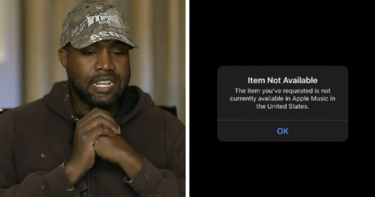 t1 1 2.png?resize=1200,630 - BREAKING: HUGE Blow For Kanye West As Apple Music REMOVES His 'Essentials Playlist' & Distances Itself From The Rapper