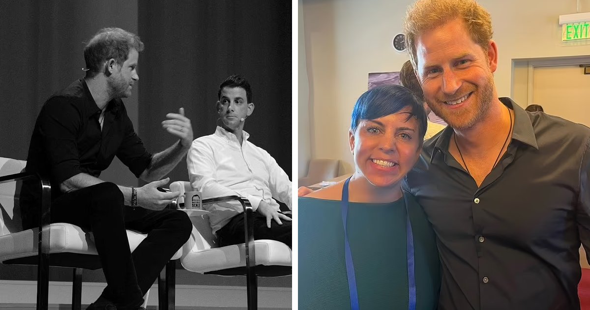 t1 11.png?resize=1200,630 - "Say Hello To Prince Harry The Entrepreneur!"- Duke Of Sussex Seen Giving Room Full Of 700 CEOs Advice On How To Grow Their Business