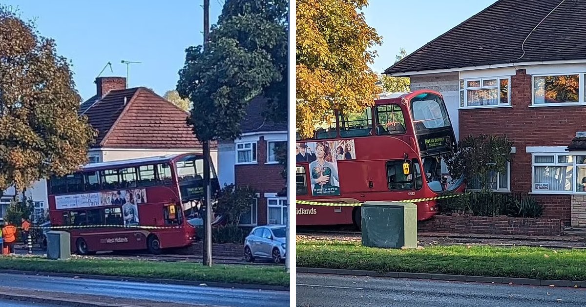 t1 6.png?resize=412,275 - BREAKING: Bus Driver Suddenly DIES After Falling Sick Behind The Wheel & CRASHES Double-Decker Vehicle Into A Garden