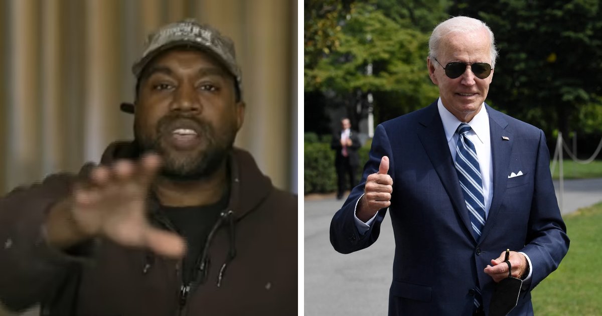 t3 10.png?resize=1200,630 - BREAKING: Kanye West Goes CRAZY During 'Explosive' Interview While Abusing US President Biden Before Storming Off