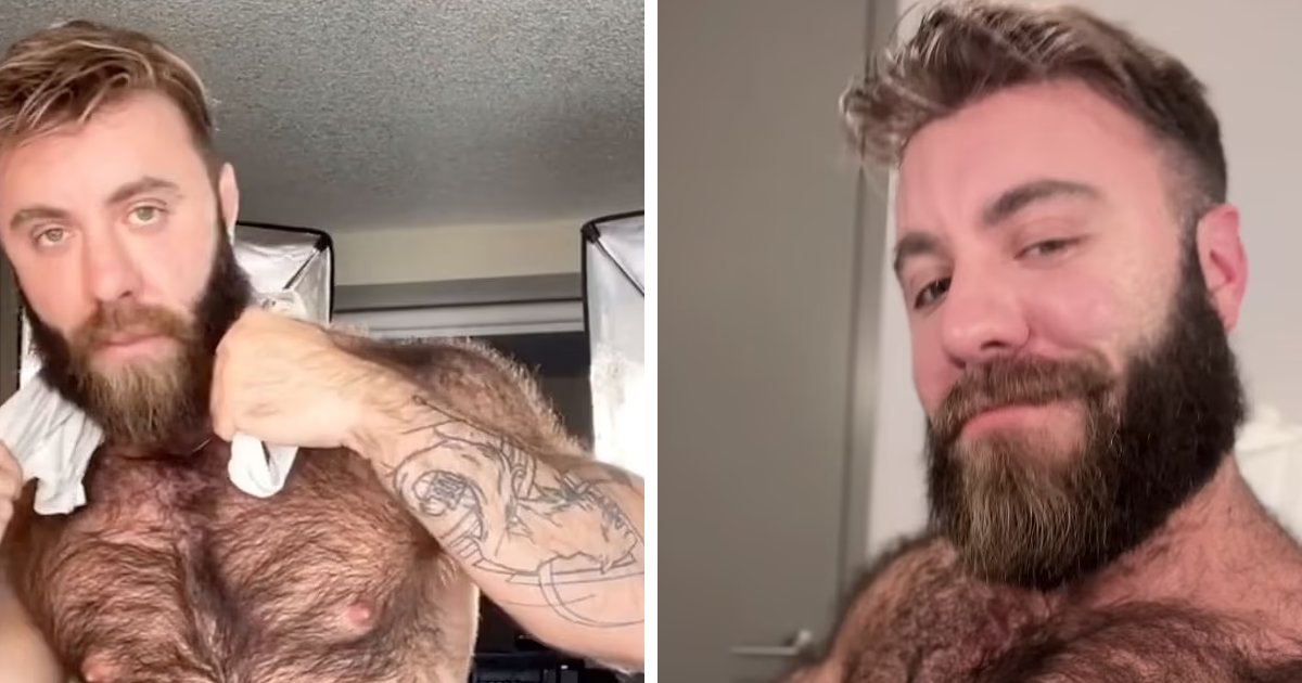t5 9.png?resize=1200,630 - EXCLUSIVE: Man Dubbed 'Real-Life Werewolf' Turns Heads After Claiming His Body Hair Grows Back In Just THREE HOURS After Shaving