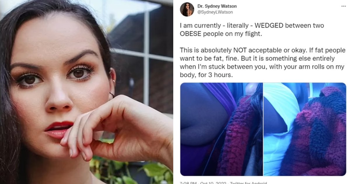 t6 6.png?resize=1200,630 - JUST IN: Woman SLAMMED For Stating She Was ‘Sandwiched’ Between Two Obese Passengers On Her Flight