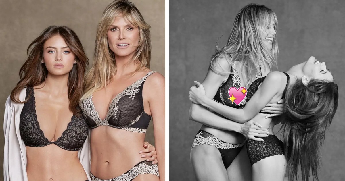 t7 3.png?resize=412,275 - "She's Your Daughter For God's Sake!"- Supermodel Heidi Klum BLASTED For 'Weird' Lingerie Shoot With Her Daughter