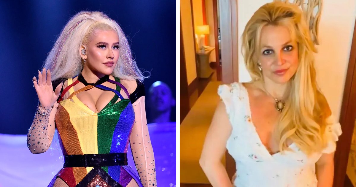 t8 1 1.png?resize=1200,630 - BREAKING: Rivalry Of The 'Pop Divas' At Peak After Christina Aguilera Seen UNFOLLOWING Britney Spears For 'Body-Shaming' Post