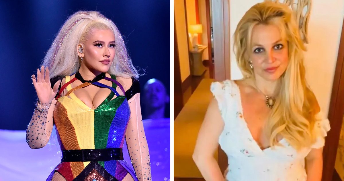 t8 1 1.png?resize=412,232 - BREAKING: Rivalry Of The 'Pop Divas' At Peak After Christina Aguilera Seen UNFOLLOWING Britney Spears For 'Body-Shaming' Post