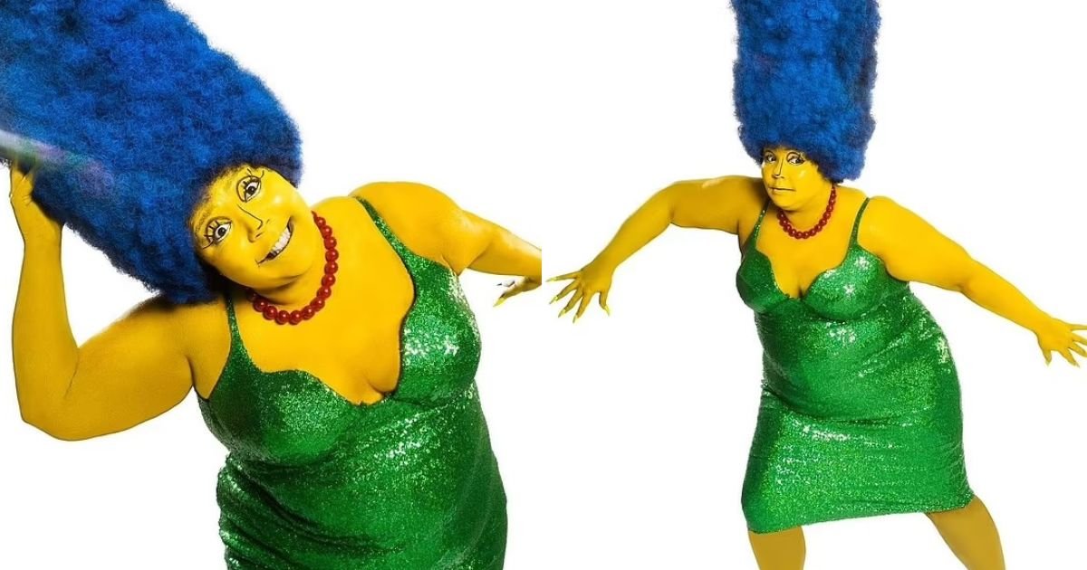 untitled design 100 1.jpg?resize=1200,630 - Lizzo Transforms Into The Simpsons Character MARGE For Halloween