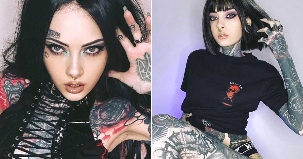 untitled design 30.jpg?resize=412,275 - Woman With Over 300 Tattoos Says She’s ‘Addicted To Ink’ After Covering 88 Percent Of Her Body In Tats