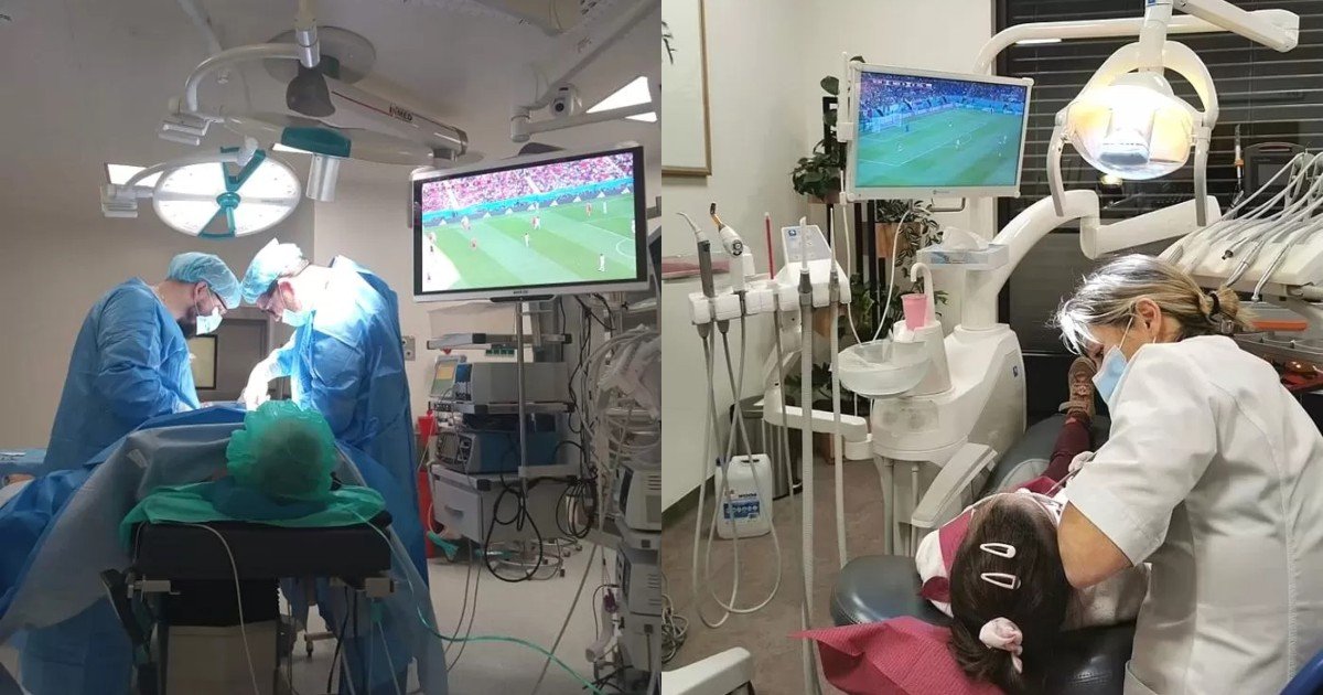 3 24.jpg?resize=412,232 - 수술 중 월드컵 경기 보고 싶다고 요청한 환자 ... 수술실에 TV 설치한 '축덕' 의사