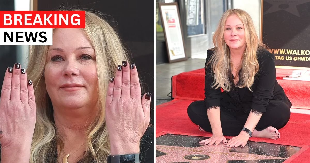 breaking 12.jpg?resize=1200,630 - Barefoot Christina Applegate Braves Her Condition As She Is Honored With Hollywood Walk Of Fame Star