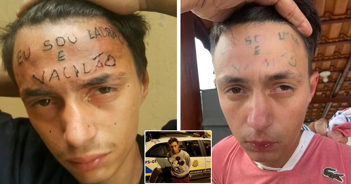 d149.jpg?resize=412,275 - EXCLUSIVE: Man With 'Thief & Idiot' TATTOOED Across His Forehead ARRESTED For Theft