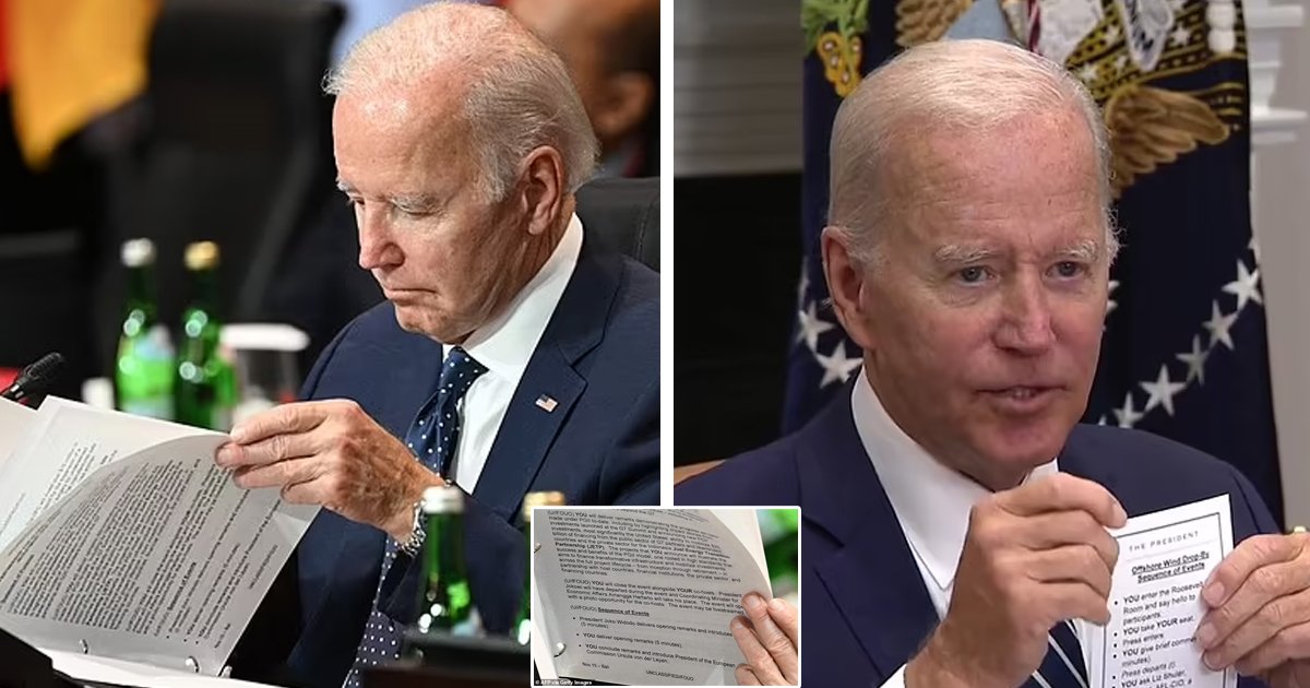 d80.jpg?resize=1200,630 - "YOU Will Sit!"- President Biden CAUGHT With 'Cheat Sheet' At G20 Summit