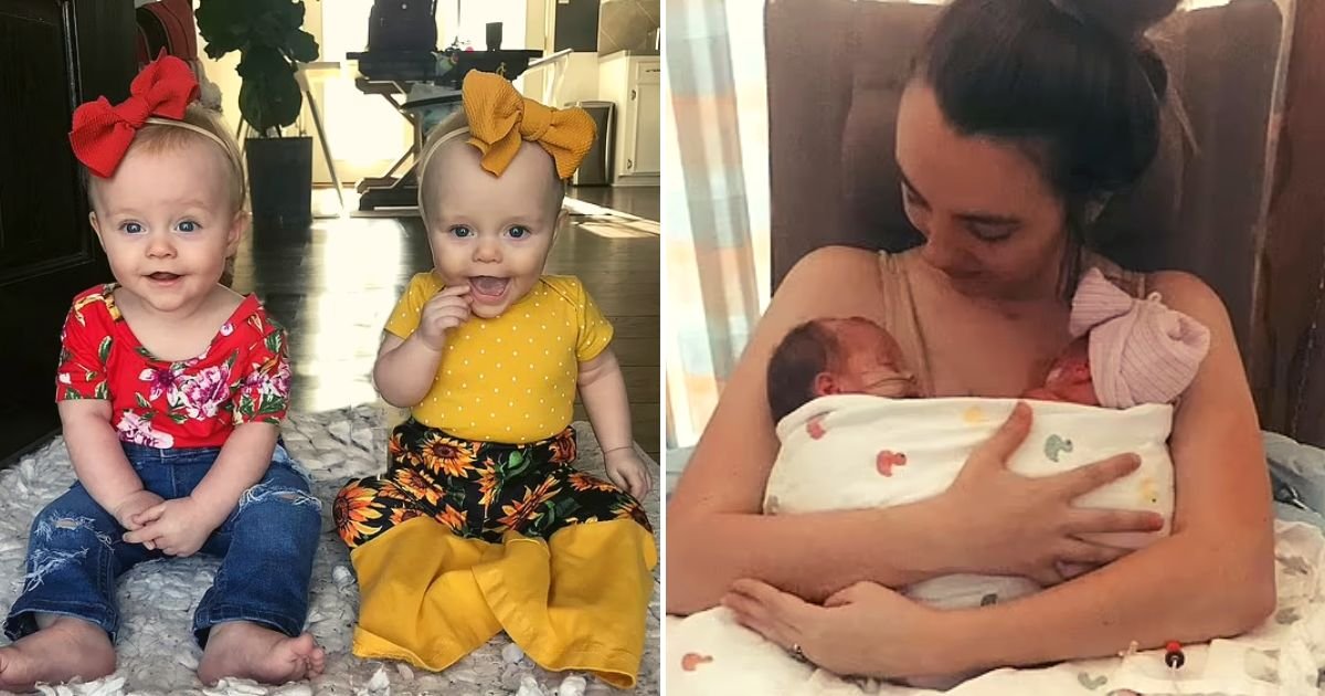 leah5.jpg?resize=412,275 - Healthy Twin SAVES Her Sister's Life By Sending Out SIGNALS While Still In The Womb, Prompting Doctors To Deliver Them Early