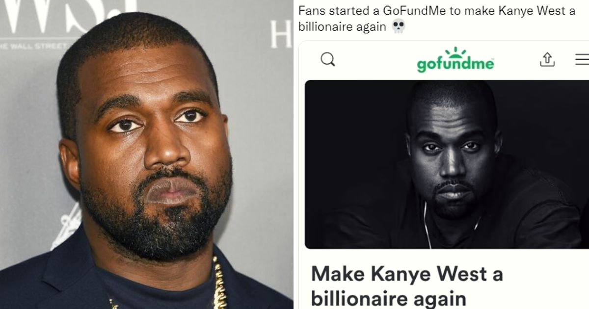page5.jpg?resize=1200,630 - JUST IN: Kanye West Fans Created A GoFundMe Page To Help The 45-Year-Old Rapper Get Back His Billionaire Status