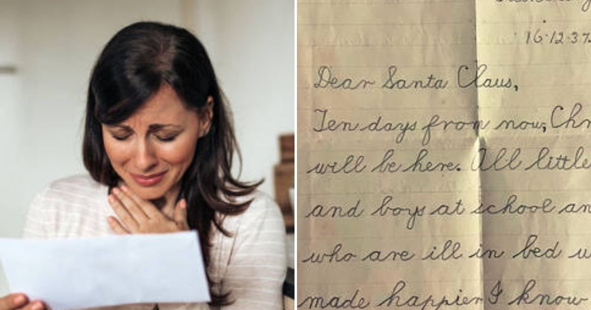 santa4.jpg?resize=412,275 - Woman Breaks Down In Tears After Finding Her Grandfather's 85-Year-Old Letter To Santa