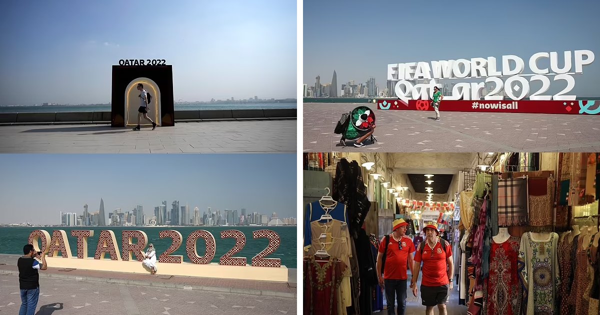 t2 8 1.png?resize=1200,630 - BREAKING: World STARTLED As FIFA World Cup In Doha Begins With Little Sign Of Soccer Fans On The Streets