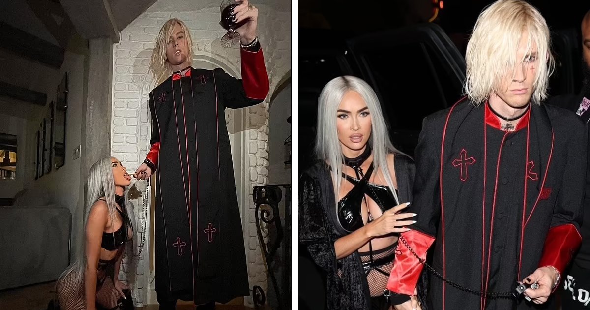 t3 3.png?fit=1024%2C538&ssl=1&strip=all - "It's A Religion Not A Costume!"- Megan Fox & Machine Gun Kelly BLASTED For Dressing Up As PRIEST & Barely Covered Worshipper For Halloween