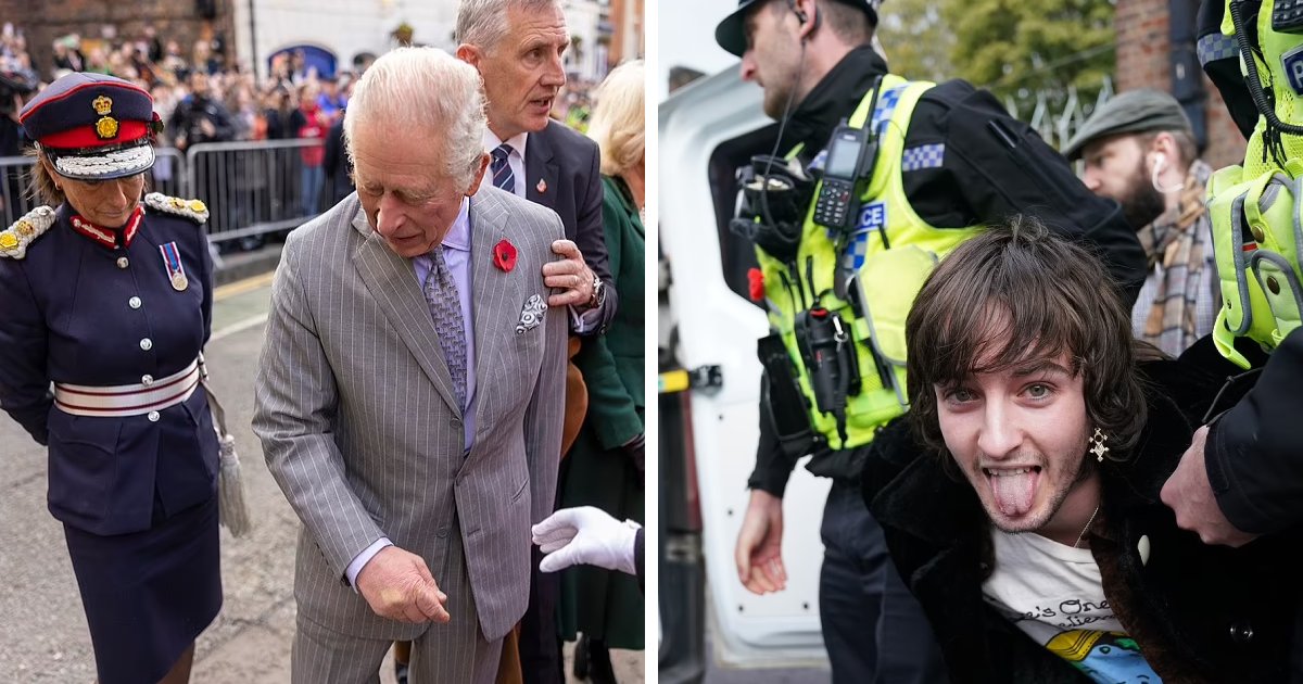 t5 13.png?resize=412,275 - BREAKING: King Charles & Queen Consort Camilla PELTED With Eggs By Protester