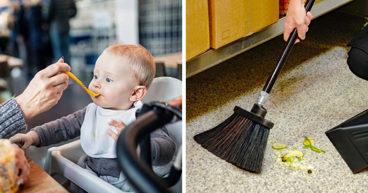 t5 6 1.png?resize=1200,630 - "How Dare They Do That!"- Mother Left Outraged After Cafe Gives Her Broom & Dustpan To Clean After Her Baby