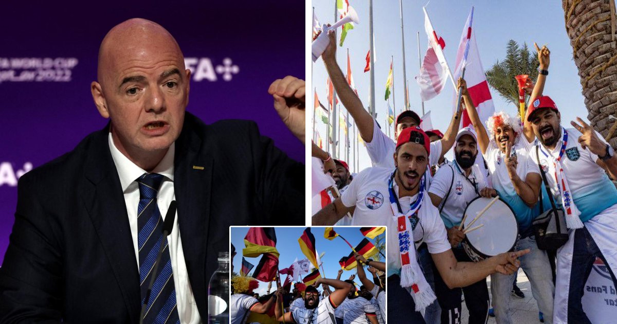 t6 5 1.png?fit=1024%2C538&ssl=1&strip=all - BREAKING: FIFA President BLASTS Reports Of 'Fake Fans' At The FIFA World Cup And Calls It 'Pure Racism'
