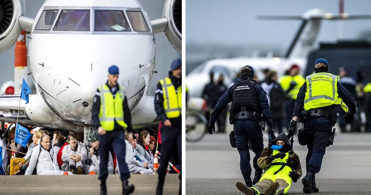 t6 8.png?resize=1200,630 - BREAKING: Hundreds Of Eco-Fanatics BLOCK Flights By Sitting On The RUNWAY For HOURS