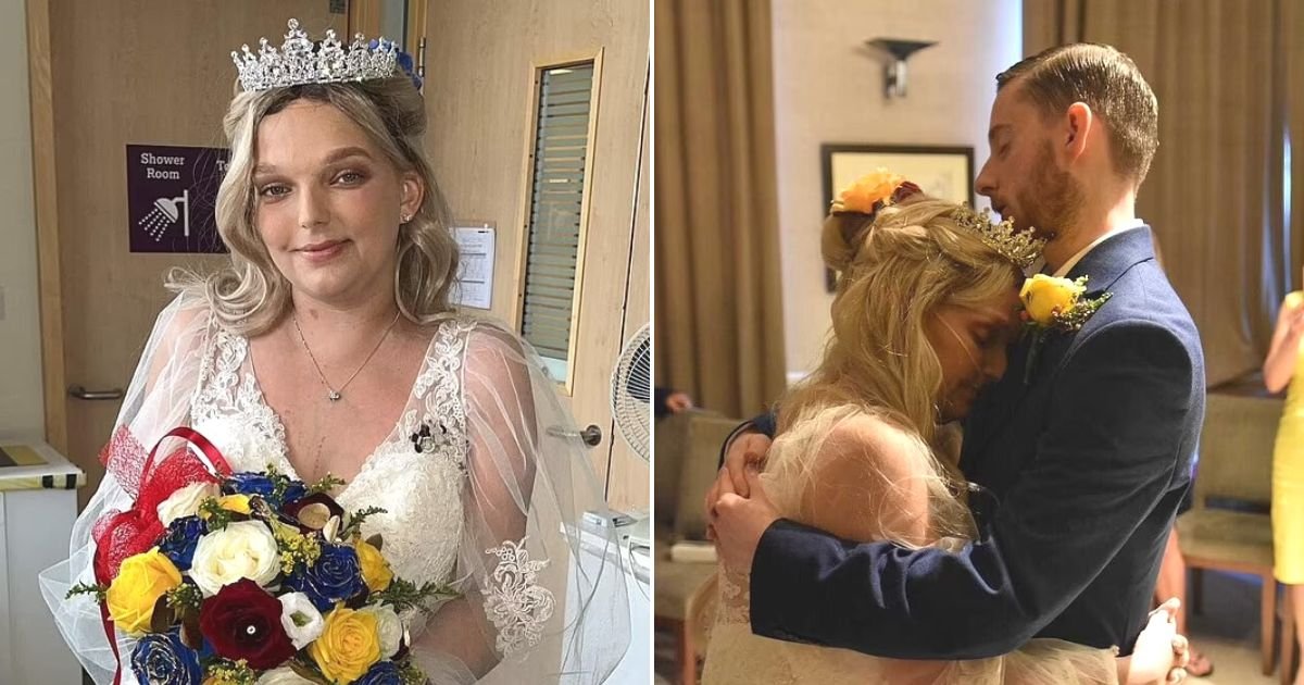untitled design 41.jpg?fit=1024%2C538&ssl=1&strip=all - Tear-Jerking Moment Man Surprises Dying Girlfriend With A Fairy-Tale Wedding In The Hospital