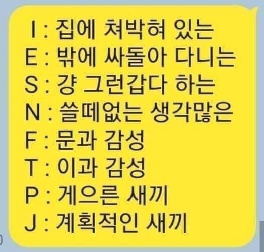 매우 직설적인 MBTI 해석…jpg