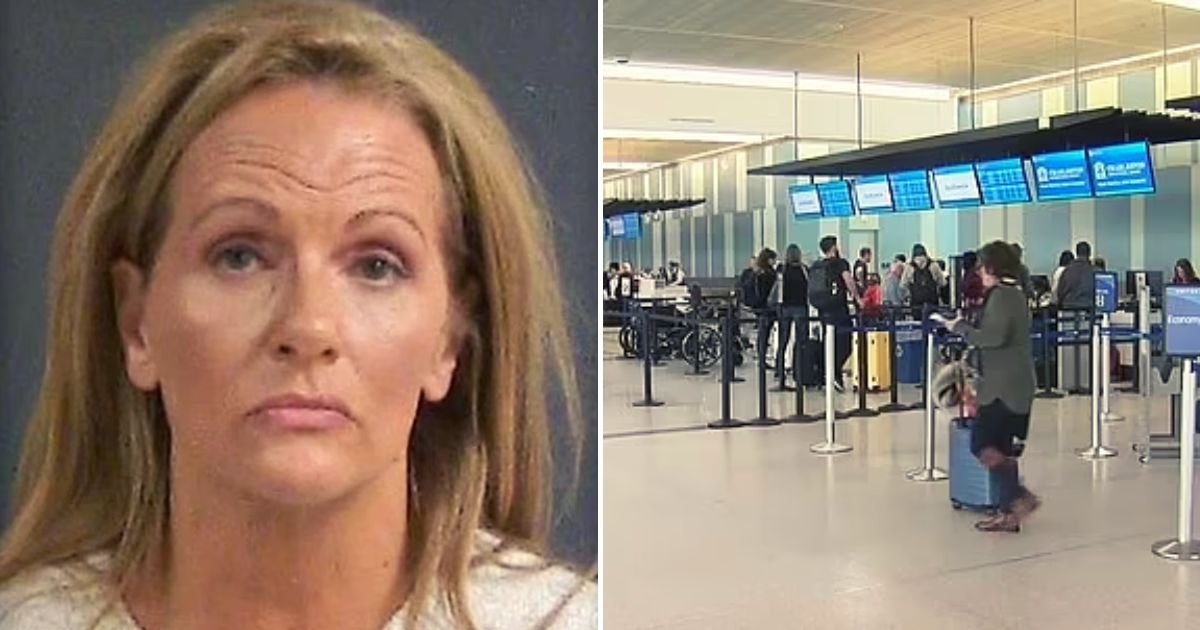 airport4.jpg?resize=1200,630 - BREAKING: Woman Brutally Attacks Her Husband At Airport After Finding 'Indecent' Photos On His Phone