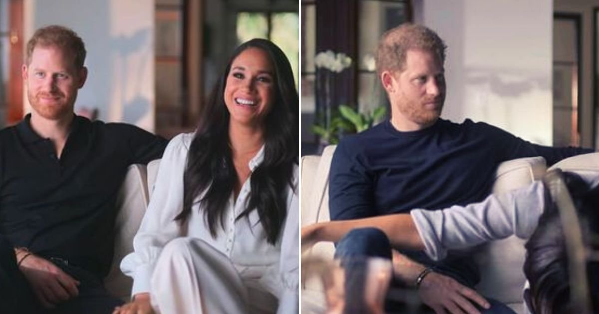 curtsy4.jpg?resize=1200,630 - JUST IN: Meghan's 'Mock Curtsy' As She Recalls First Meeting With The Queen Prompts 'Cut-Off' Gesture From Harry, Body Language Expert Says