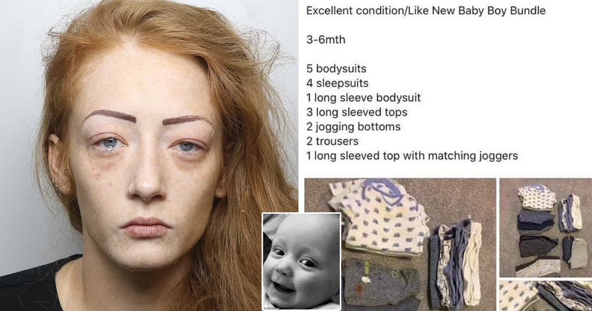d2.jpg?resize=1200,630 - BREAKING: Mother Who Left Her Baby To DIE Alone At Home Goes Off SELLING Her Dead Child's Clothes