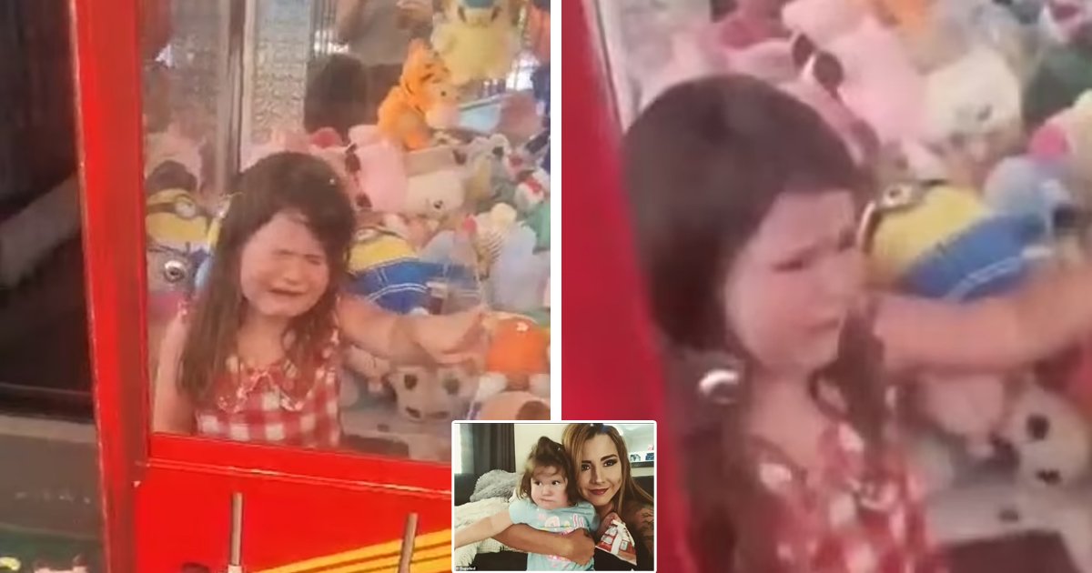 d84.jpg?resize=1200,630 - EXCLUSIVE: Little Girl's Hand Gets STUCK Inside Claw Machine While STEALING A Toy