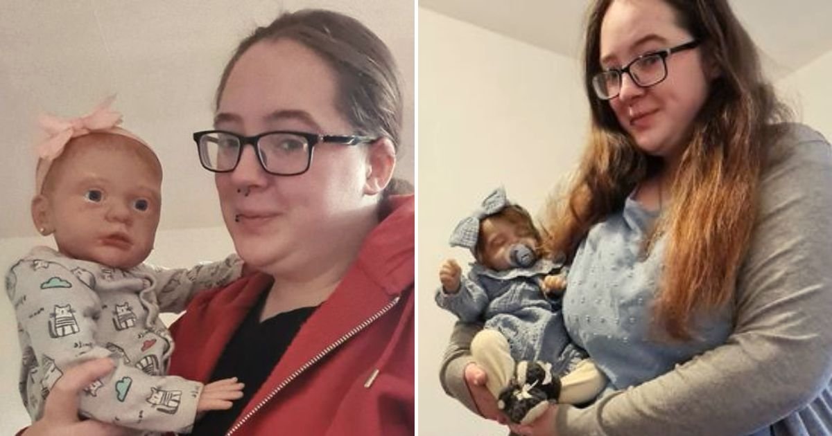 dolls5.jpg?resize=1200,630 - 25-Year-Old Woman Becomes Mother Of Five Baby DOLLS After Suffering A Devastating Miscarriage And Says They Are Helping Her Through Grief