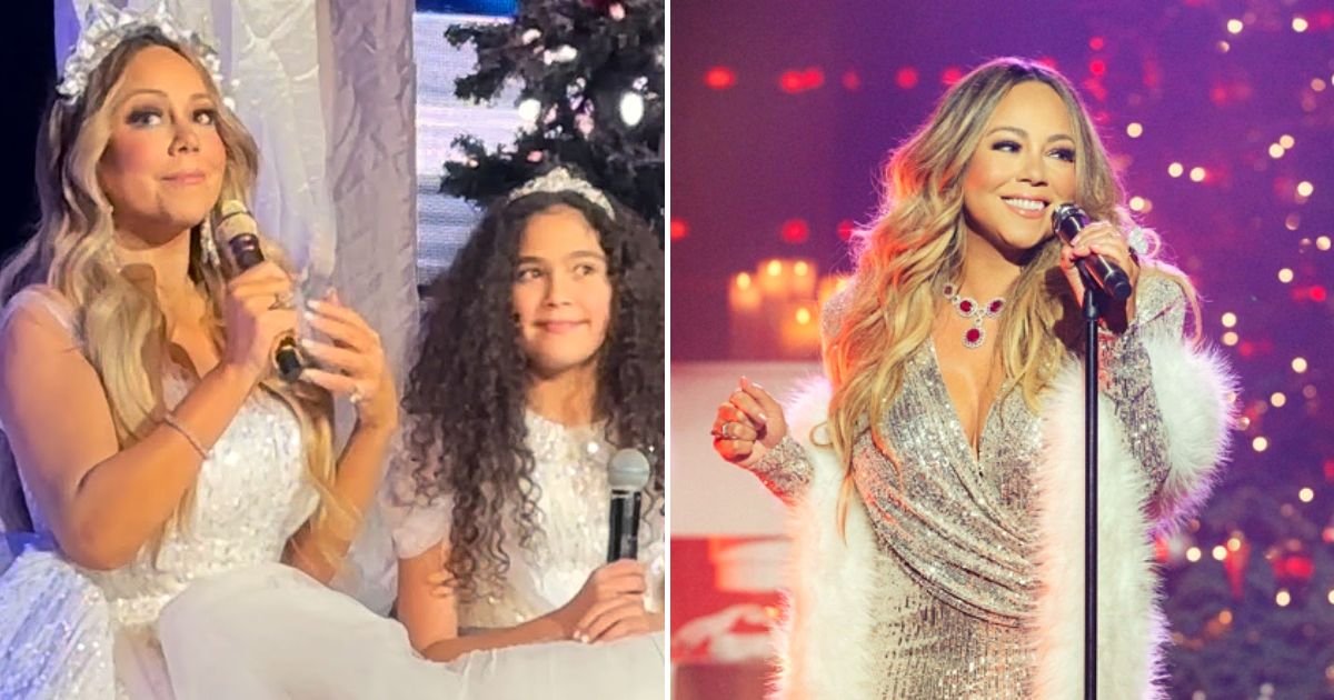 duet4.jpg?resize=412,275 - JUST IN: Mariah Carey Brings 11-Year-Old Daughter Monroe Out On Stage To Perform Duet To 'Away In A Manger'