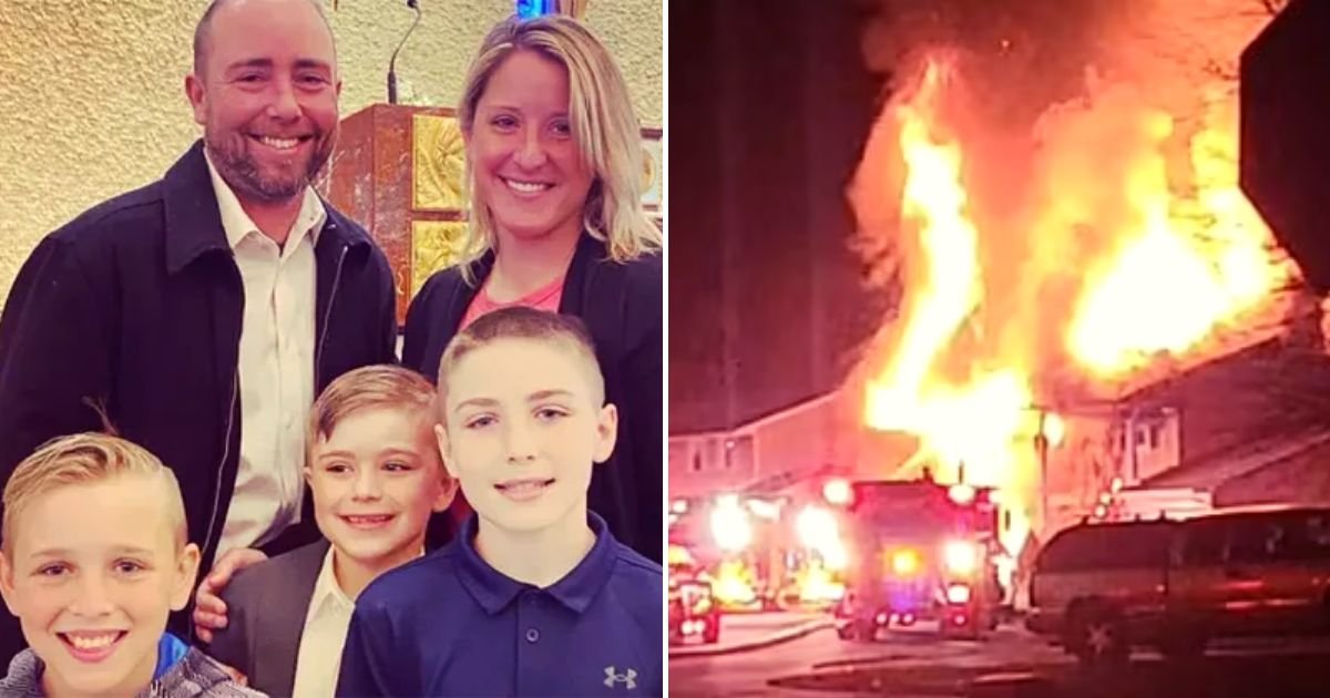 fire5.jpg?resize=412,275 - Father And Two Sons Aged 8 And 11 DIED On Christmas Morning, Wife And Other Child Were Left Injured In House Fire