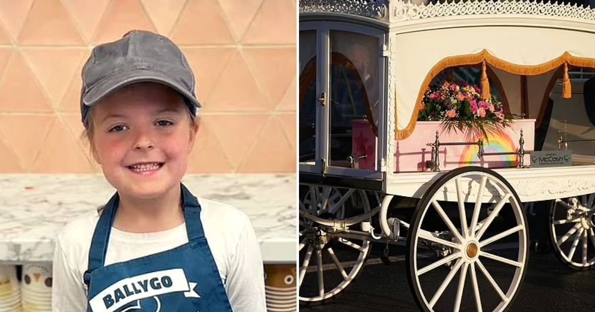 lily5.jpg?resize=412,232 - JUST IN: Baby Pink COFFIN For 5-Year-Old Girl Who Tragically Died After Contracting Bacterial Infection Is Driven In Horse-Drawn Carriage