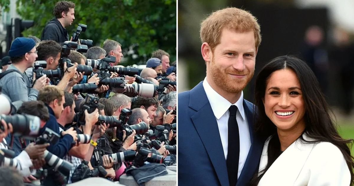 paparazzi.jpg?resize=412,275 - JUST IN: Photo Of Paparazzi Hounding Harry And Meghan Actually Shows Photographers Taking Pictures At Harry Potter Film Premiere In 2011
